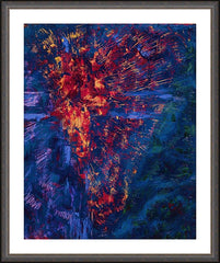 Wall Frame Espresso - Torn Curtain by B. Gilroy