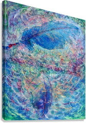 Canvas Print - Two Feathers and a Pipe by B. Gilroy