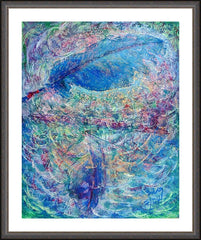 Wall Frame Espresso - Two Feathers and a Pipe by B. Gilroy