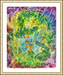 Wall Frame Gold - Two Guardian Eagles at the Tomb by B. Gilroy