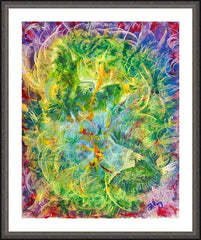 Wall Frame Espresso - Two Guardian Eagles at the Tomb by B. Gilroy