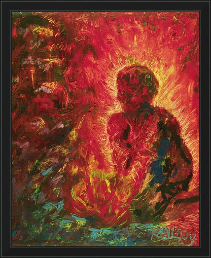 Wall Frame Black - Tending The Fire by Fr. Bob Gilroy, SJ - Trinity Stores