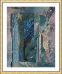 Wall Frame Gold - Temple Pool by B. Gilroy