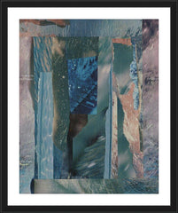 Wall Frame Black - Temple Pool by B. Gilroy