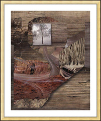 Wall Frame Gold - Tree Window by B. Gilroy