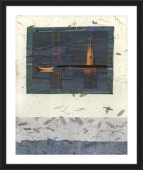 Wall Frame Black - Water Reflections by B. Gilroy