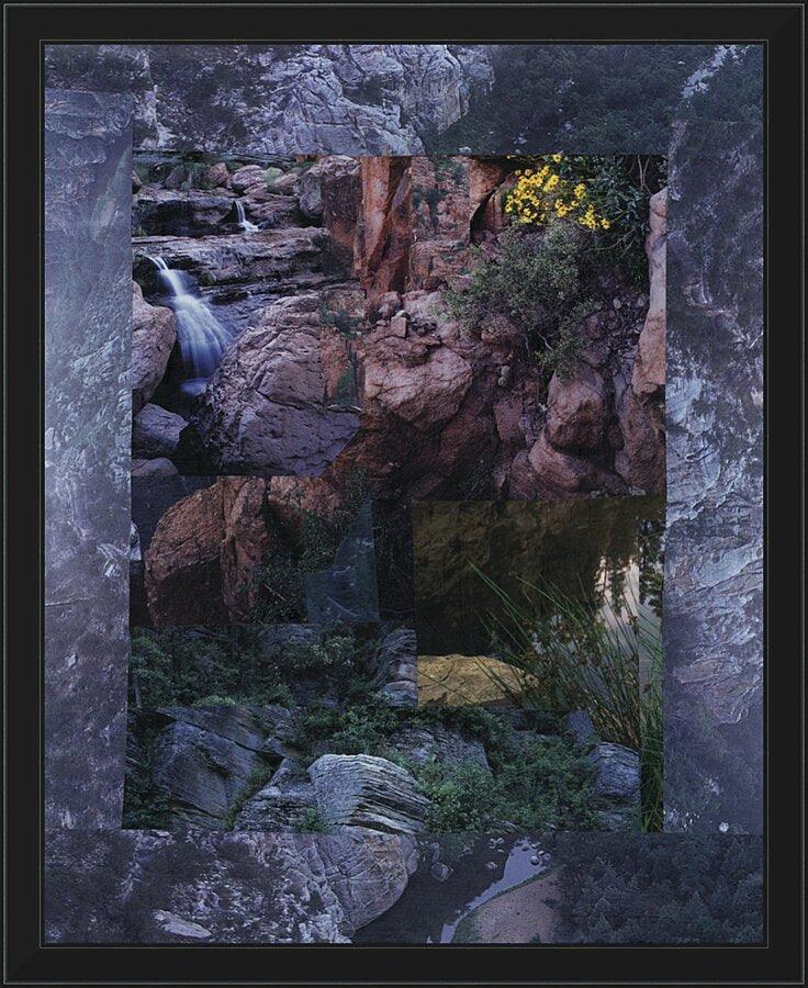 Wall Frame Black - Waterfall by Fr. Bob Gilroy, SJ - Trinity Stores