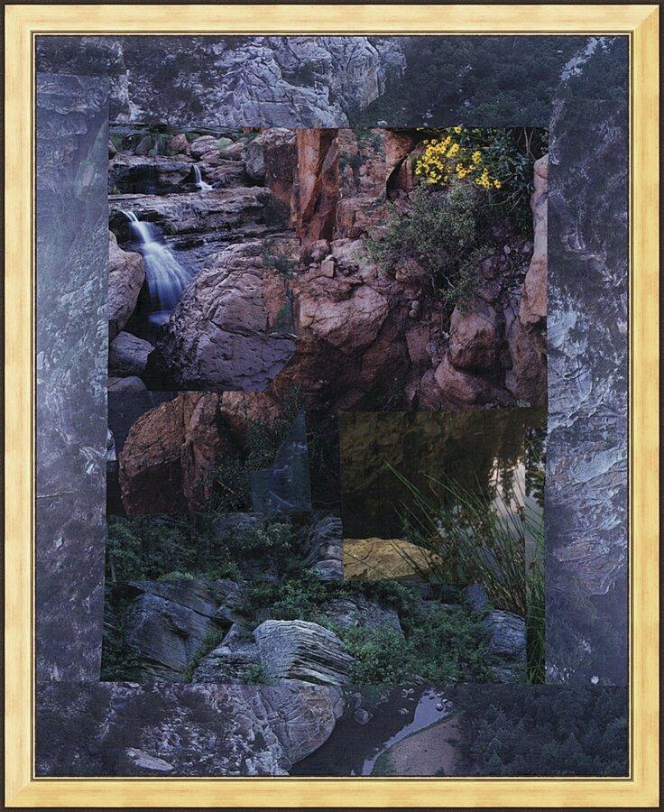 Wall Frame Gold - Waterfall by Fr. Bob Gilroy, SJ - Trinity Stores