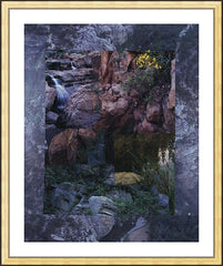Wall Frame Gold - Waterfall by B. Gilroy