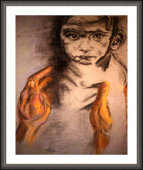 Wall Frame Espresso - What Child is This? by B. Gilroy