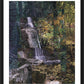 Wall Frame Black, Matted - Waterfall Light by Fr. Bob Gilroy, SJ - Trinity Stores