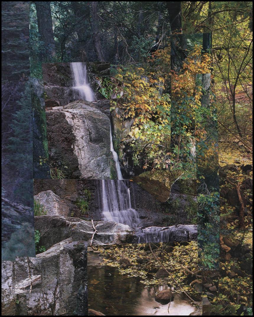 Wall Frame Black, Matted - Waterfall Light by Fr. Bob Gilroy, SJ - Trinity Stores