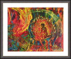 Wall Frame Espresso - Word In The World by B. Gilroy