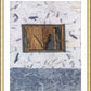 Wall Frame Gold, Matted - Window Over Water by B. Gilroy