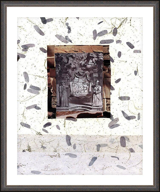 Wall Frame Espresso, Matted - Window on Timeless Travel by B. Gilroy