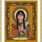 Wall Frame Gold, Matted - St. Kateri Tekakwitha by Brenda Nippert - Trinity Stores