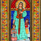 Wall Frame Gold, Matted - St. Angela Merici by B. Nippert