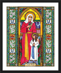 Wall Frame Black - St. Anne by B. Nippert