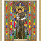 Wall Frame Gold, Matted - St. Anthony of Padua by B. Nippert
