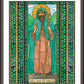 Wall Frame Espresso, Matted - St. Declan of Ardmore by Brenda Nippert - Trinity Stores