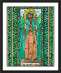 Wall Frame Black - St. Declan of Ardmore by B. Nippert