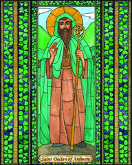 Metal Print - St. Declan of Ardmore by B. Nippert