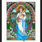 Wall Frame Black, Matted - Mary, Mother of God by B. Nippert