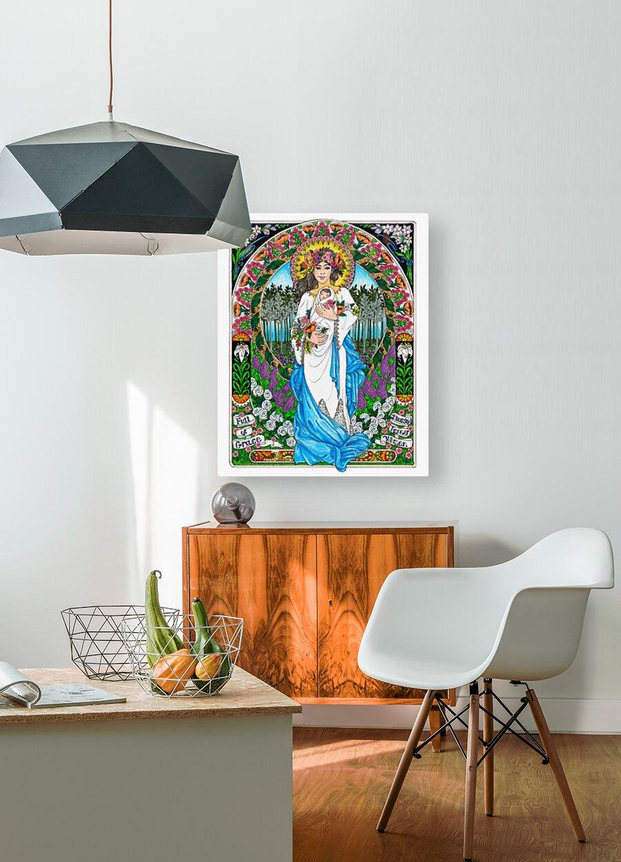 Metal Print - Mary, Mother of God by Brenda Nippert - Trinity Stores