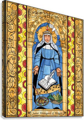 Canvas Print - St. Hildegard of Bingen by B. Nippert