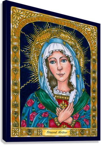 Canvas Print - Blessed Mary Mother of God by B. Nippert