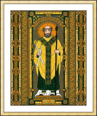 Wall Frame Gold - St. Blaise by B. Nippert