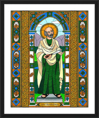 Wall Frame Black - St. Bartholomew by B. Nippert