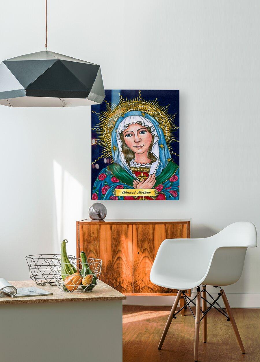 Metal Print - Blessed Mary Mother of God by Brenda Nippert - Trinity Stores