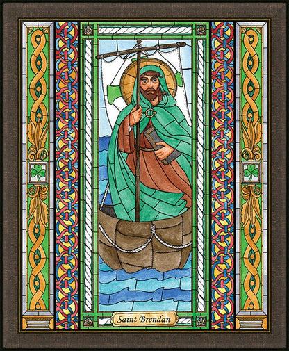 Wall Frame Espresso - St. Brendan by Brenda Nippert - Trinity Stores