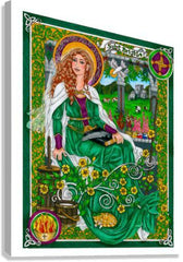 Canvas Print - St. Brigid by B. Nippert