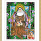 Wall Frame Gold, Matted - St. Catherine of Bologna by Brenda Nippert - Trinity Stores