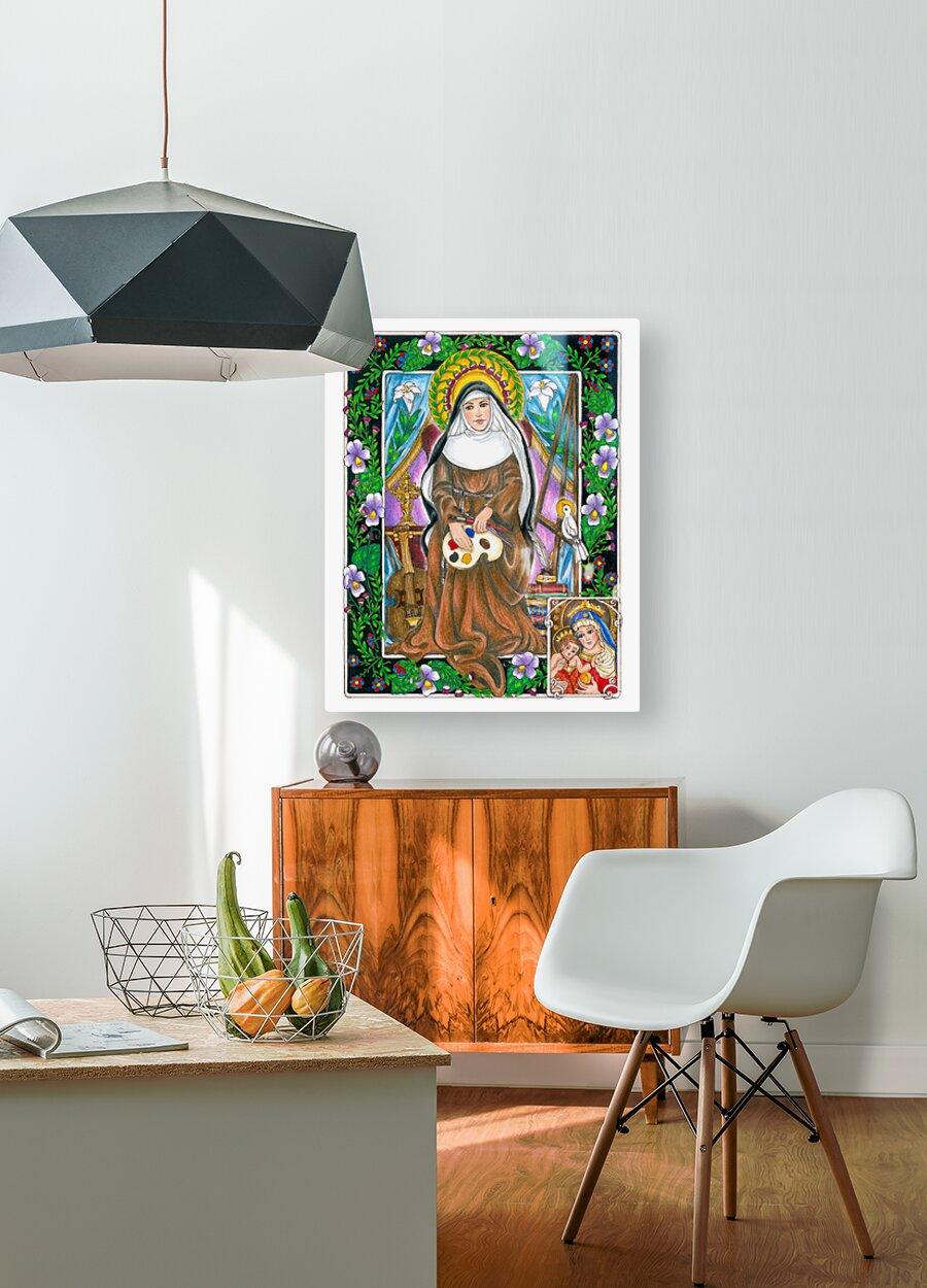 Metal Print - St. Catherine of Bologna by Brenda Nippert - Trinity Stores