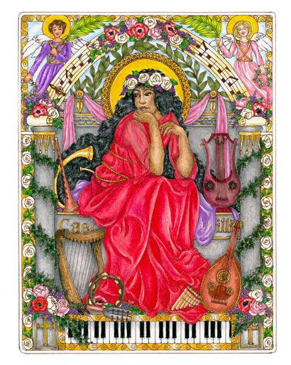 Acrylic Print - St. Cecilia by B. Nippert