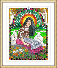 Wall Frame Gold - Ven. Lucia by B. Nippert