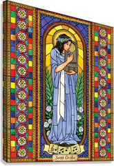 Canvas Print - St. Cecilia by B. Nippert
