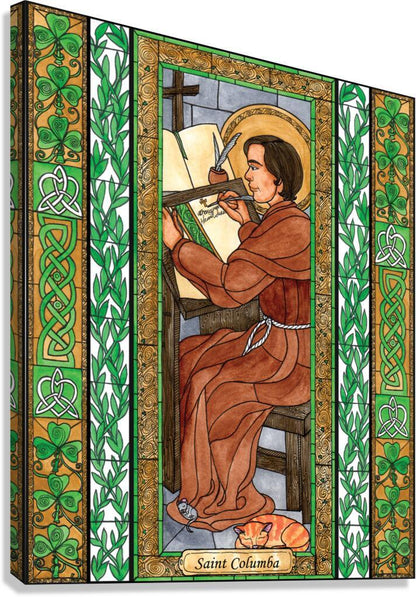 Canvas Print - St. Columba by Brenda Nippert - Trinity Stores