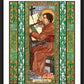 Wall Frame Black, Matted - St. Columba by Brenda Nippert - Trinity Stores