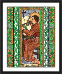 Wall Frame Black - St. Columba by B. Nippert