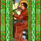Wall Frame Gold, Matted - St. Columba by Brenda Nippert - Trinity Stores