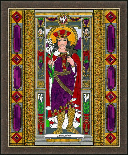 Wall Frame Espresso - St. Casimir by Brenda Nippert - Trinity Stores