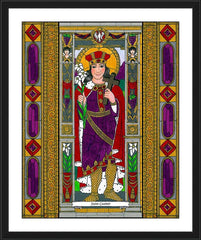 Wall Frame Black - St. Casimir by B. Nippert