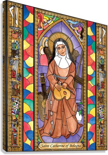 Canvas Print - St. Catherine of Bologna by Brenda Nippert - Trinity Stores