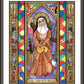 Wall Frame Espresso, Matted - St. Catherine of Bologna by Brenda Nippert - Trinity Stores