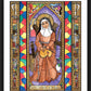 Wall Frame Black, Matted - St. Catherine of Bologna by Brenda Nippert - Trinity Stores