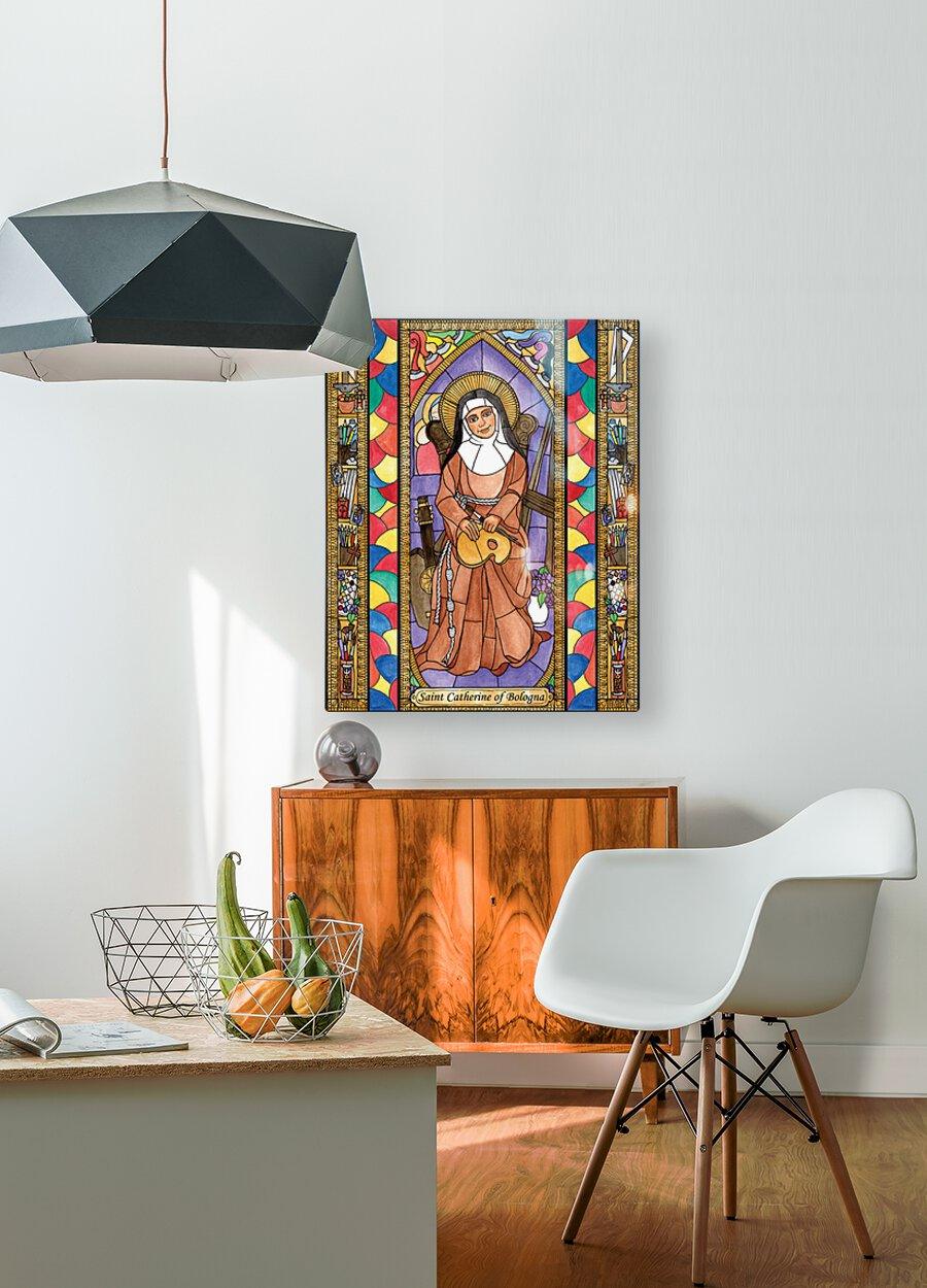 Metal Print - St. Catherine of Bologna by B. Nippert